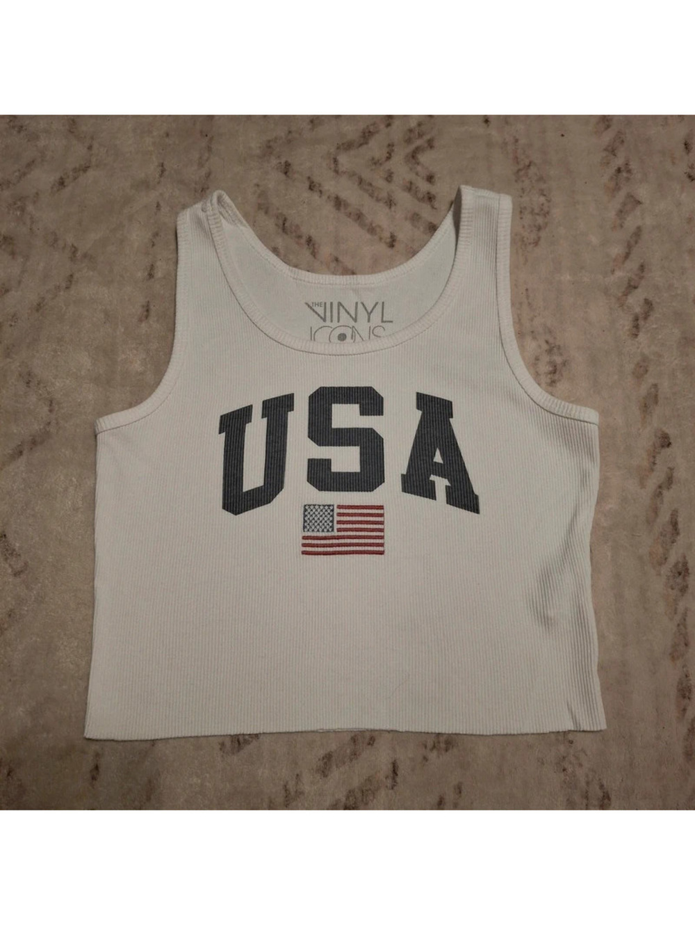 Sunmer perfect! The Vinyl Icons USA Tank Top women's Large